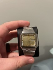 Orient Vintage Square Dial Gold Dial Good Con...