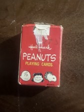 COMPLETE SET OF VINTAGE HALLMARK PEANUTS PLAYING CARDS SNOOPY CHARLIE BROWN Mini