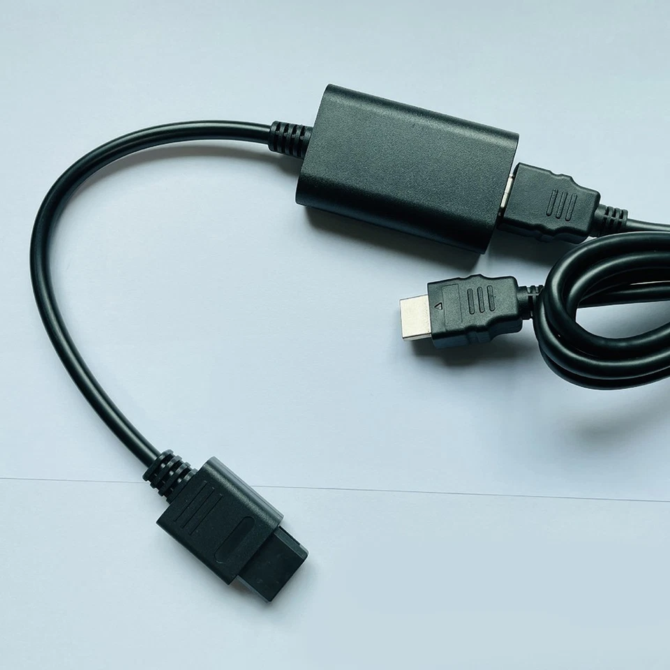 AV RCA Nintendo HDMI Converter Adapter Gamecube N64 Famicom Cables S - Image 3 of 4