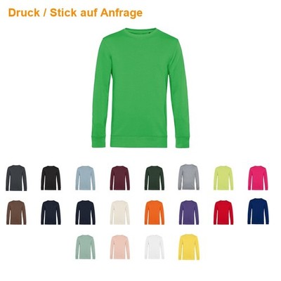 B&C Organic Crew Neck Sweat Pullover Vegan Bio