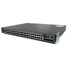 Cisco WS-C2960S-48LPS-L Catalyst 2960S 48-Port PoE+ Gigabit Network Switch