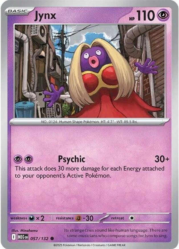 Pokemon Jynx (57/189) Mega Evolution NM