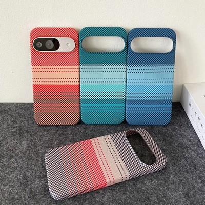 Sunset Carbon Fiber Pattern Magnetic Hard PC Case Google Pixel 10 9 Pro XL 8 7