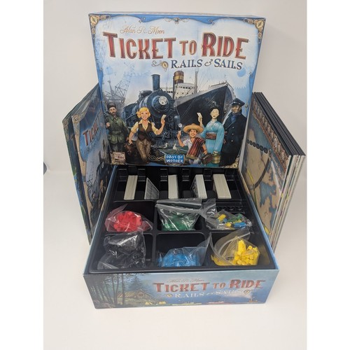 Days of Wonder Ticket To Ride Rails & Sails Strategy Board Game w/ Great Lakes
