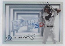 2022 Bowman in 3-D! Kahlil Watson #B3D-12 00c9