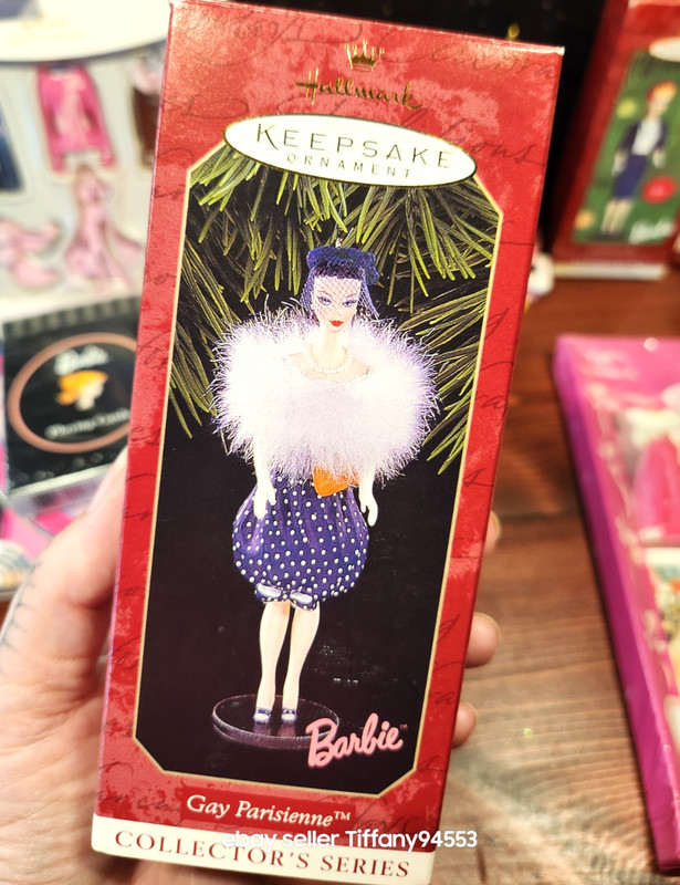 Hallmark Keepsake Barbie Gay Parisienne Ornament 6th in Collector's Series 1999