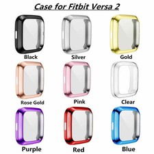 Full Screen Protector Frame Watch Case Cover For Fitbit Versa 2 3 4 Sense Lite
