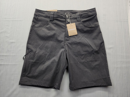 New Patagonia Men’s Quandary 8” Shorts Size 30 Woven Nylon Chino Forge Gray $85 - Picture 1 of 15
