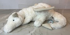 Jellycat Snow Dragon LARGE - NWT New with Tags - White Mythical - Authentic