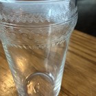 9 Vintage Fostoria Cloverleaf Needle Etched 4”H Tumbler Glasses — photo 4