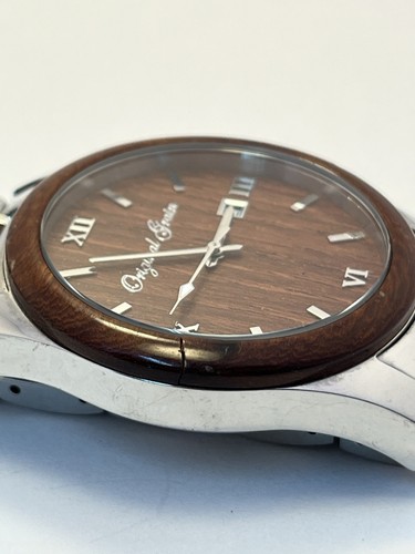 Original Grain Men’s Classic 43mm Rosewood Chrome Watch - SEE DESCRIPTION - Picture 5 of 12