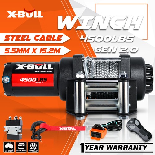 X-BULL 12V Electric Winch 3000lbs ATV 4500lb winch 12000lb winch 14500lb Winch - Picture 147 of 235