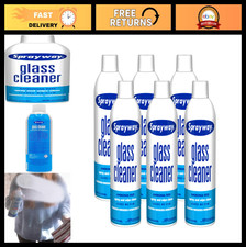 Streak-Free Foaming Glass Cleaner for Home  Auto - 19 oz, Pack of 6