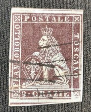 ANTICHI STATI TOSCANA 9 crazie 1851