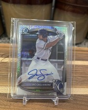 2025 Bowman Chrome Jac Caglianone On The Card Auto Mega Box Mojo BMC-JC