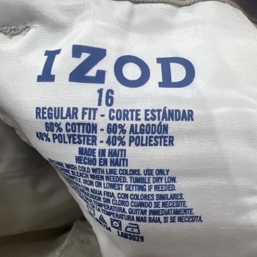 NWT Unisex Izod Bermuda Knit Adjustable Waist School Shorts Size 16 Regular - Picture 5 of 7