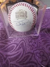 David Ross Chicago Cubs Signed 2016 World Series Baseball TRISTAR Authentic