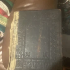 1800s J.r. And M Gouldy Holy Bible With Illustrations And Polygrot