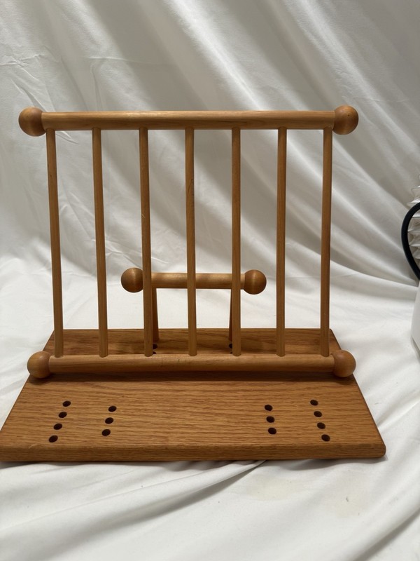 LEVENGER ADJUSTABLE WOODEN BOOK STAND