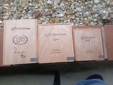 LOT OF 3 La Flor Dominicana Empty Wood Cigar Box