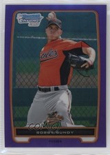 2012 Bowman Chrome Prospects Retail Purple Refractor /199 Bobby Bundy 7eo