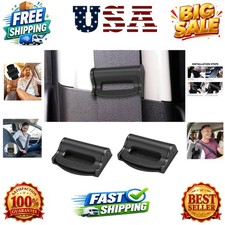 Seat Belt Adjuster 2pcs Universal Seat Belt Positioner Clip Shoulder Belt A...