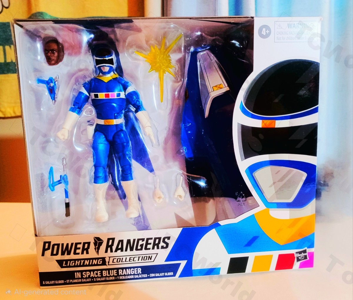 Power Rangers Lightning Collection Time Force 6-Inch Action Figure Blue Ranger a