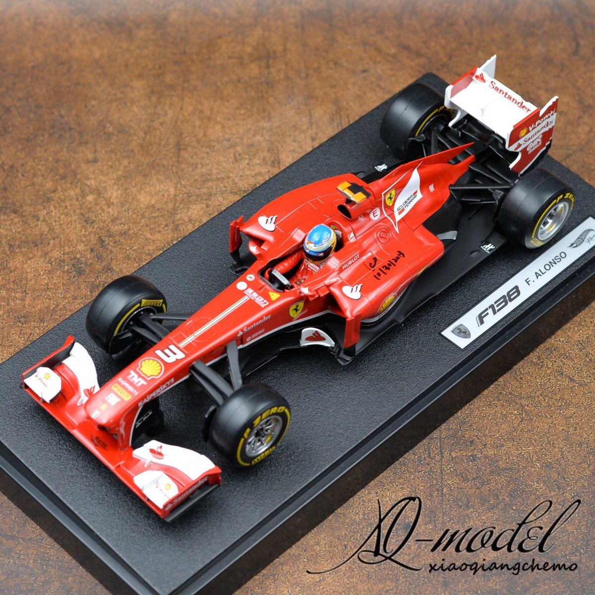 Hot Wheels Ferrari F1 F138 Alonso 1/18 car model | eBay