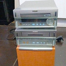Sony Home HiFi Separates System Silver, Headphone Jack, UK Plug