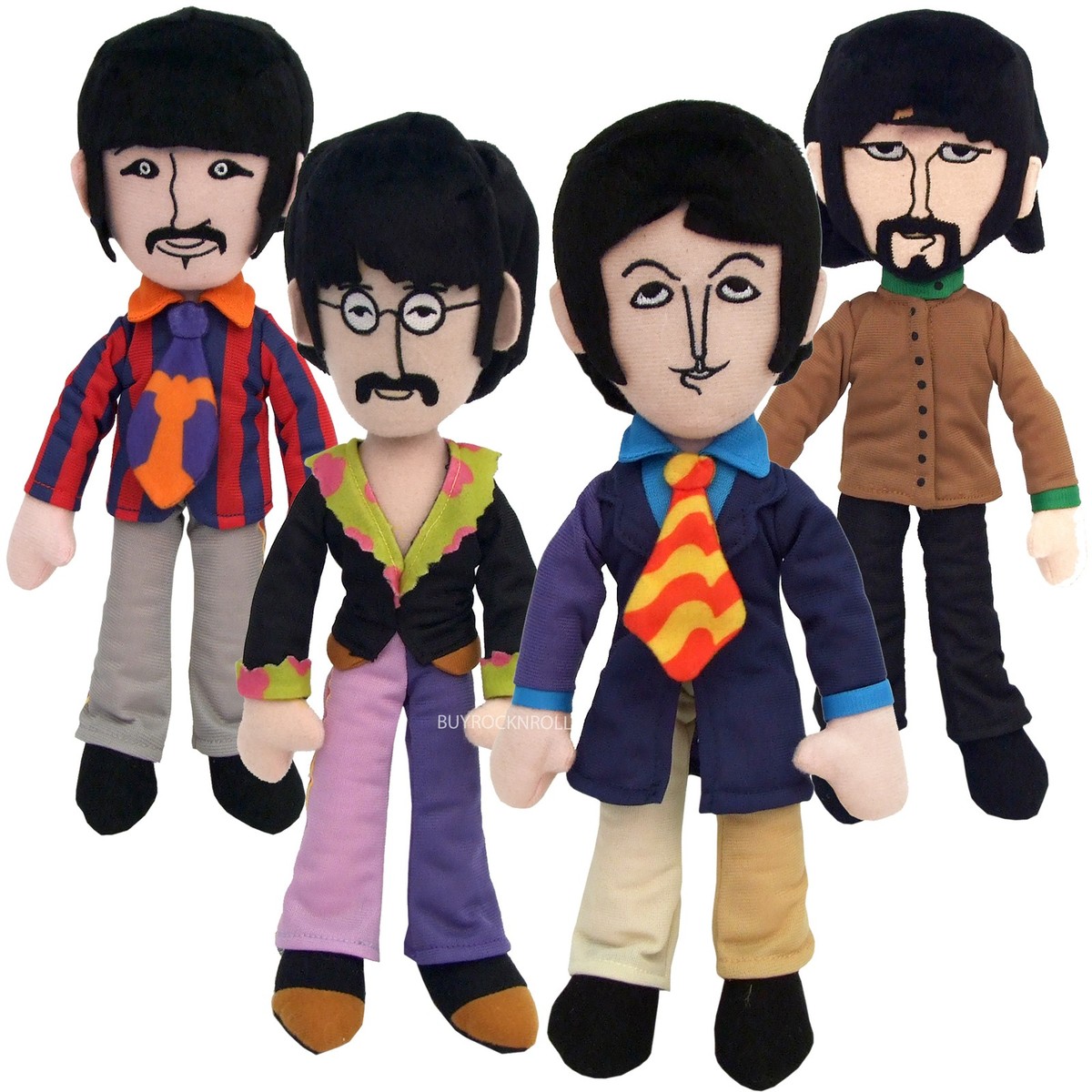 新品オフィシャルTheBeatles Yellow Submarineぬいぐるみ 4 Band Member Plush Box Set - The Beatles Official Store