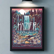 Hozier Portland Oregon 2025 Show Poster At Moda Center On August 12 Home Decor