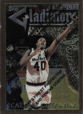 1996-97 Topps Finest - Common Bronze Calbert Cheaney #4