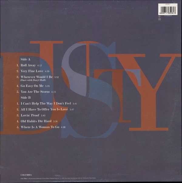 Dusty Springfield - A Very Fine Love LP 1995 Columbia VG+/VG+ - Image 2 of 4