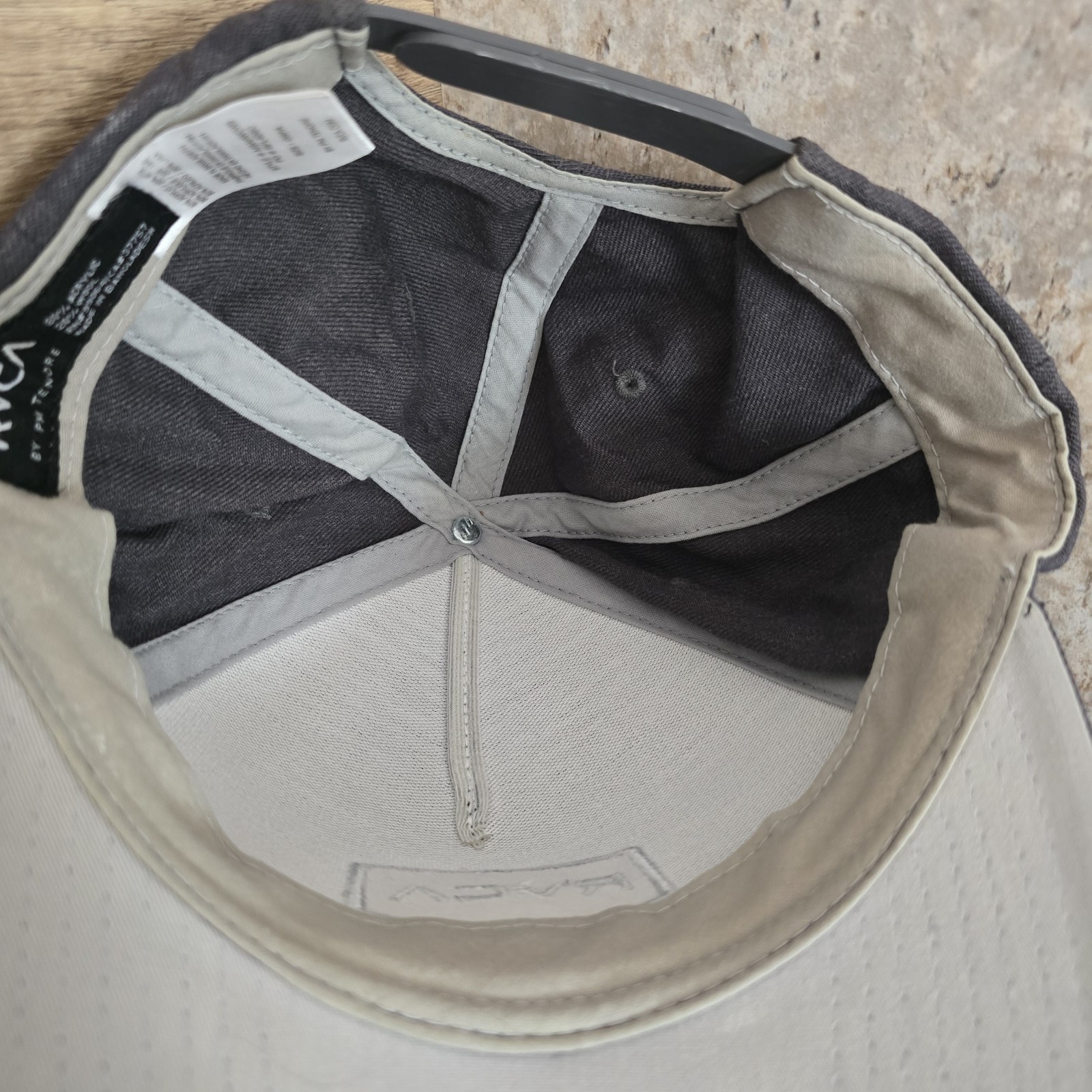 RVCA Gray Adjustable Snapback Hat - image 7