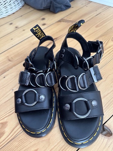 Doc Martens Sandalen Damen 41 Schwarz Echtleder