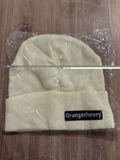 Orangetheory OTF 2025 12 Days of Fitness Ivory Solid Beanie Unisex One Size