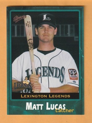 Matt Lucas Lexington Legends 2001 Multi-Ad #11 Fullerton California
