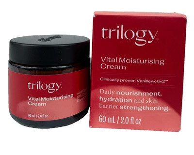 Trilogy Vital Moisturizing Cream 2 fl oz New in Box exp 2028 NEW IN BOX