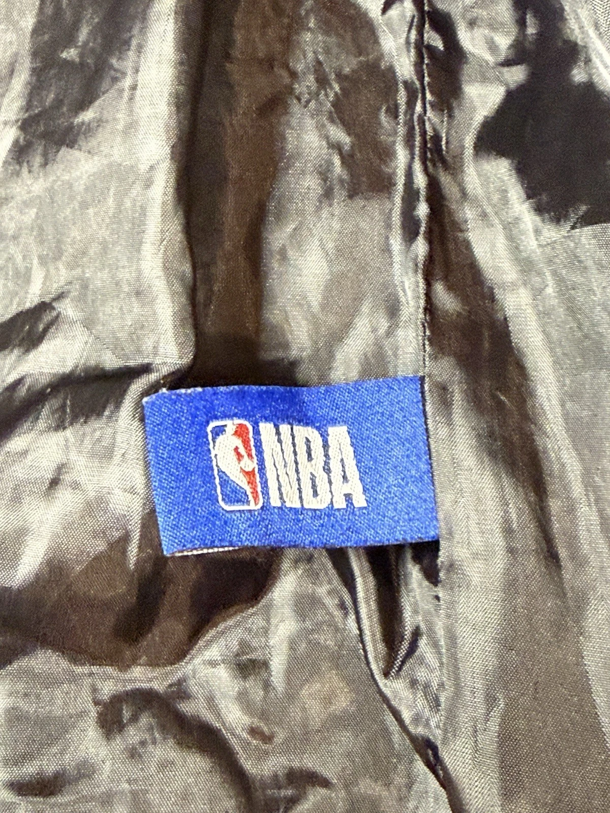 Mens NBA Lightweight Packable Puffer Zip Front Hooded Jacket Size M - product detail image 9