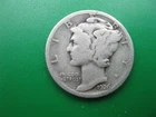 1926 "Mercury" Liberty Silver Dime G+  #1122603