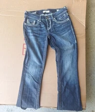 VIGOSS The New York Slim Boot Low Rise Denim Jeans Women's Size 7/8 (31x30.5)