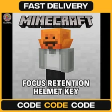 Minecraft Focus Retention Helmet Key Java/Bedrock