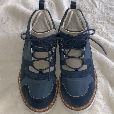 Marcus Alexander Blue Suede Lace Up Sneaker Men's Casual Shoes US10 MA FW21