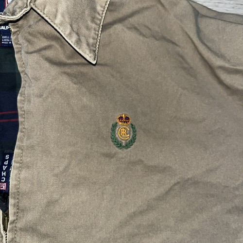 Vintage Chaps Ralph Lauren Jacket Mens XL Crest Full Zip - Picture 2 of 6