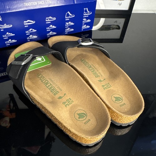 Birkenstock Madrid BS Schwarz Damen Sandalen Vegan Gr. 39 Kostenloser Versand A27 - Bild 8 von 8