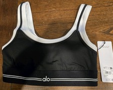 Alo Yoga Airbrush Better Together Bra Black/White S W9918R