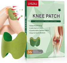 36Pcs Knee Patches,Wormwood Extract Sticker 8-Hour Heat Patches of Joint for Kne