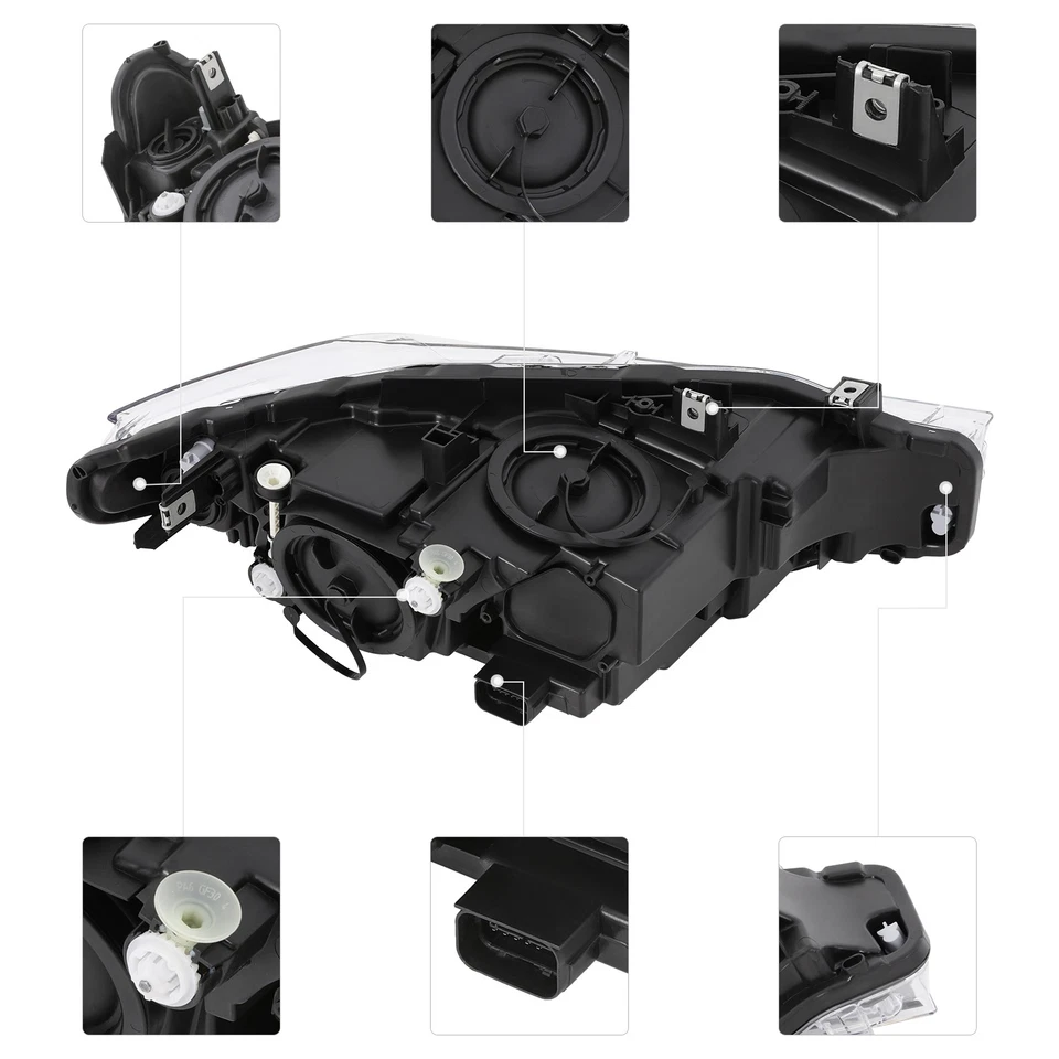 For 2016-2018 BMW 3 Series Base Halogen Headlight Headlamp w/Bulb Driver Side LH Foto 4 de 4