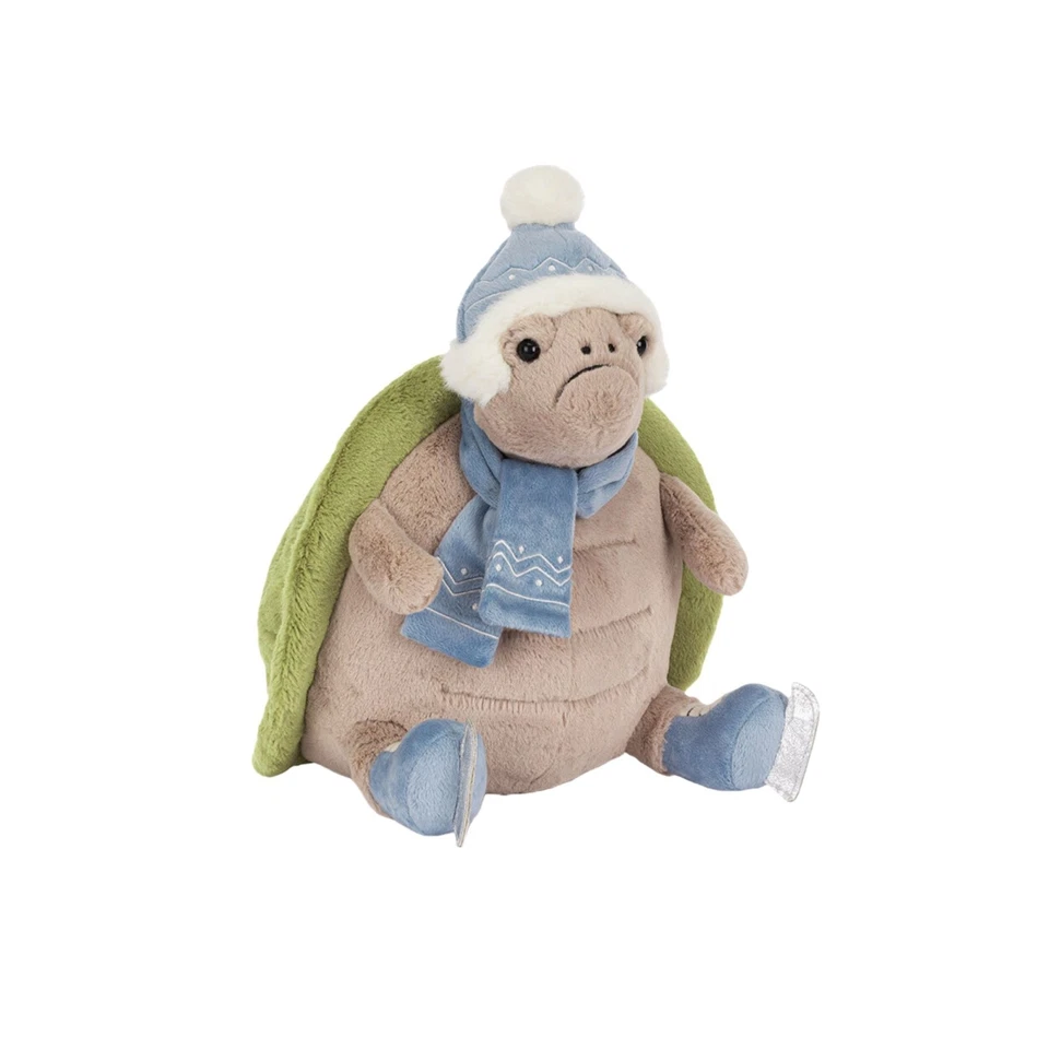 Timmy Turtle Skating Green 28cm Plush Doll SoftJellycatToy 2025 Winter New Gift - Image 2 of 3