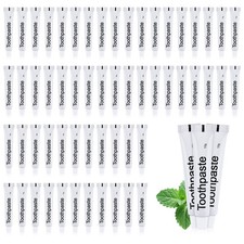 Travel Toothpaste Bulk, 10g/0.35oz White Disposable 0.35 Fl Oz Pack of 100